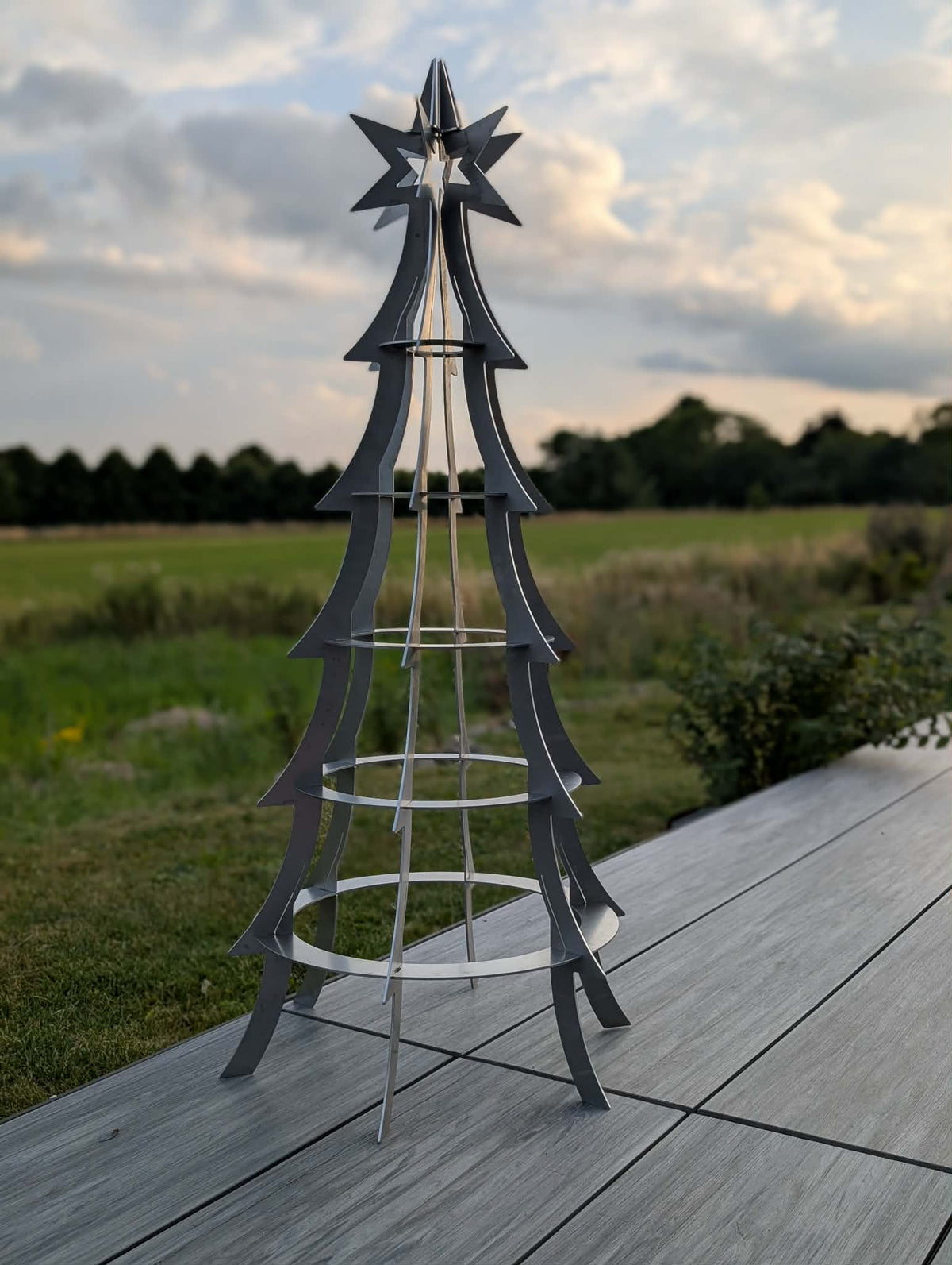 120 cm Cortenstål juletræ