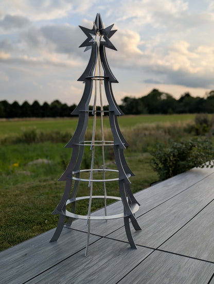 120 cm Cortenstål juletræ