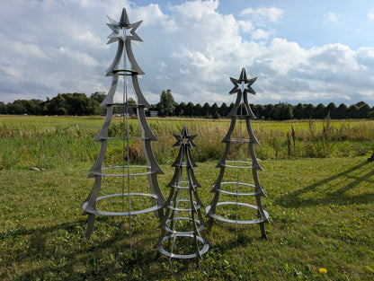 Nordstjerne fra Rustique, Cortenstål juletræer i sæt